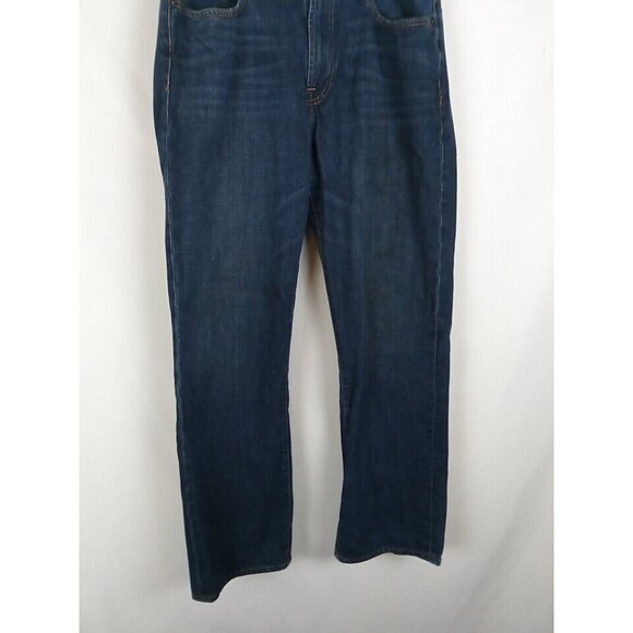 Lucky Brand Jeans Men's 34X33 Blue Dark Wash 181 Relaxed Straight - Picture 7 of 12